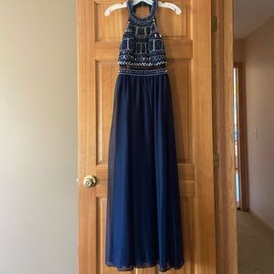 Navy Blue Gown